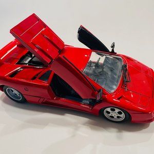 Dicast Red Lamborghini Maisto Italian Sport Model Car Black Interior
